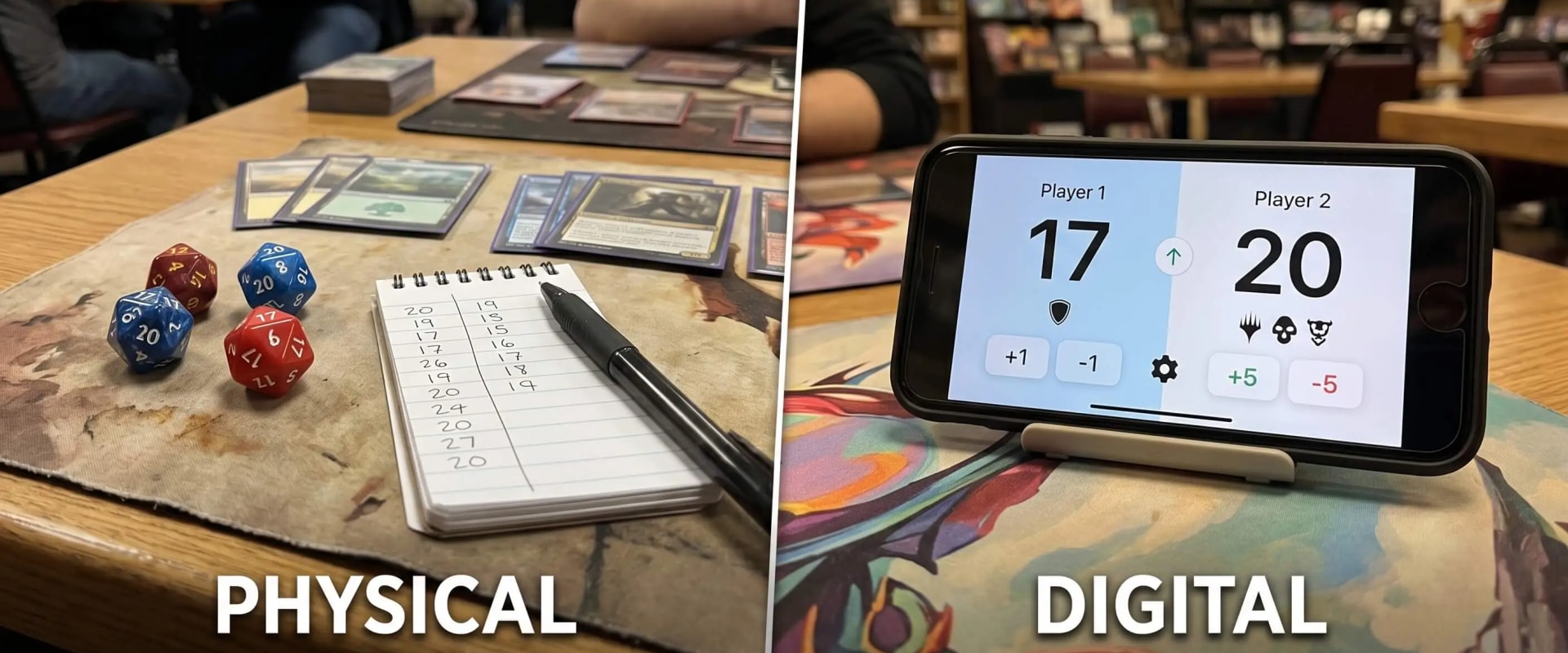 Should I Use an MTG Life Counter App or Physical Dice?